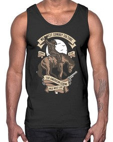 wild west cowboy culture 1249#- western- Cotton Tank