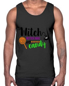 witchbetterhavecandy 12#- witch- Cotton Tank