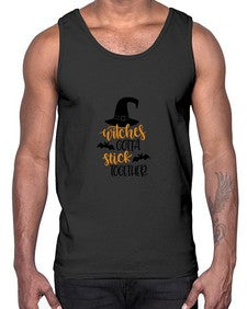witches gotta stick together 5#- witch- Cotton Tank