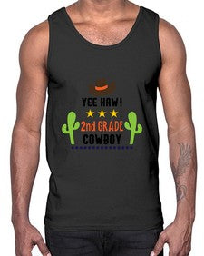 yee haa cowboy nd grade 1257#- western- Cotton Tank