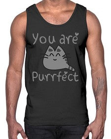 you are purrfect- cats- Cotton Tank