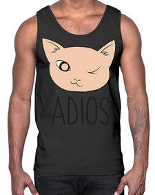Adios- cats- Cotton Tank