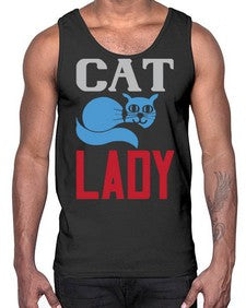 cat lady Style 31#- cats- Cotton Tank