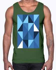 Abstract Shape 200#- art pop art- Cotton Tank