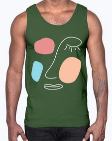 Abstract Shape 201#- art pop art- Cotton Tank