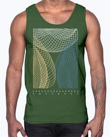 Abstract Shape 204#- art pop art- Cotton Tank