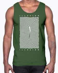Abstract Shape 207#- art pop art- Cotton Tank