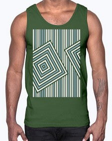Abstract Shape 210#- art pop art- Cotton Tank