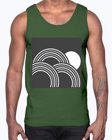 Abstract Shape 213#- art pop art- Cotton Tank