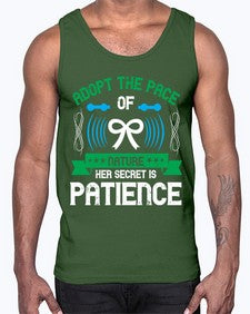 Adopt the pace of nature her secret is patience Style 50#- Self awareness- Cotton Tank