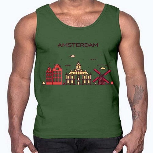Amsterdam 321#- cities- Cotton Tank