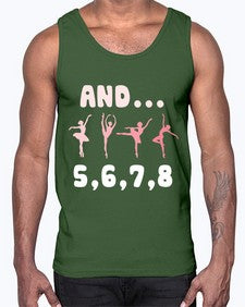 And 5 6 7 8  Ballet 12#- ballet- Cotton Tank