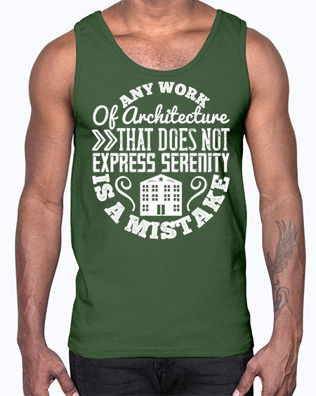 Any work of architecture that does not express serenity is a mistake Style 46#- architect- Cotton Tank