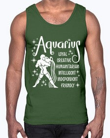 Aquarius 68#- aquarius- Cotton Tank