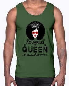 Aquarius queen 75#- aquarius- Cotton Tank
