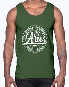 Aries 103#- aries- Cotton Tank