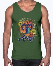 Aries 5#- aries- Cotton Tank