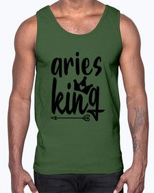 Aries king 108#- aries- Cotton Tank