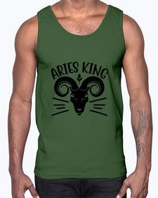 Aries king 109#- aries- Cotton Tank