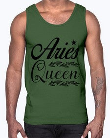Aries queen 119#- aries- Cotton Tank