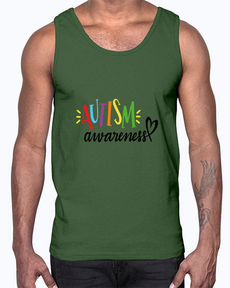 Autism awareness 5442#- autism- Cotton Tank