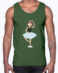 Ballerina 53#- ballet- Cotton Tank