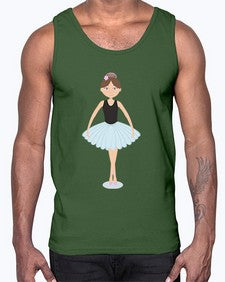 Ballerina 54#- ballet- Cotton Tank