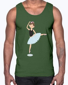 Ballerina 56#- ballet- Cotton Tank