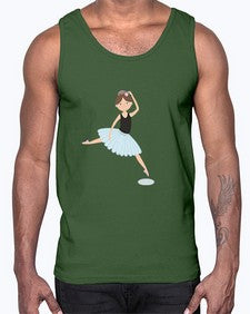 Ballerina 62#- ballet- Cotton Tank