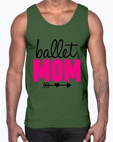 Ballet mom 76#- ballet- Cotton Tank
