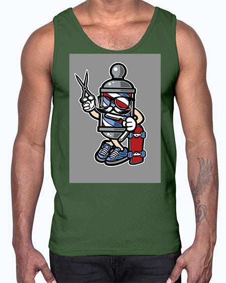 Barber Skater589#- barber- Cotton Tank