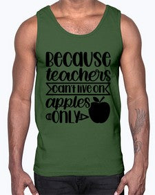 Because Teachers Cant Live Style 606#- teacher- Cotton Tank