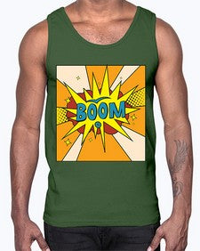 Boom 267#- art pop art- Cotton Tank