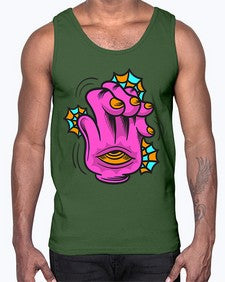 Bored high five 23#- cartoon general- Cotton Tank