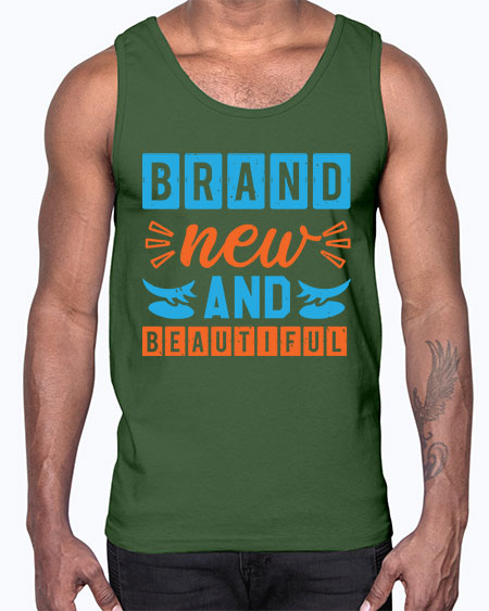 Brand New and Beutiful Style 47#- baby shower- Cotton Tank