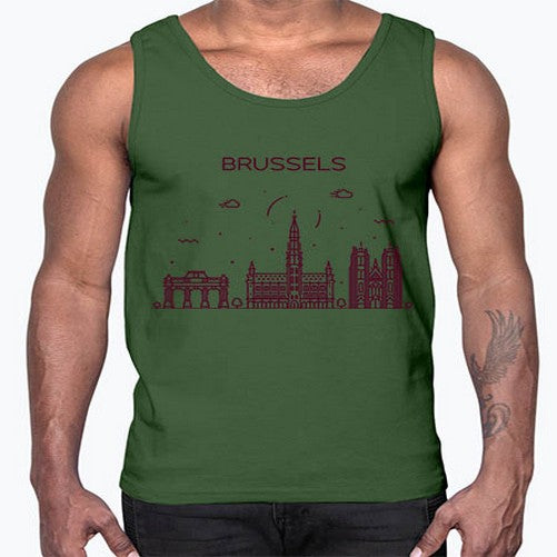 Brussels 506#- cities- Cotton Tank