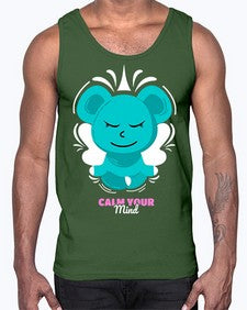 Calm Your Mind 189#- yoga- Cotton Tank