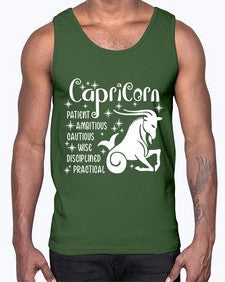 Capricorn 186#- capricorn- Cotton Tank