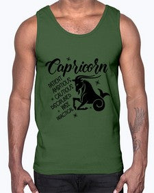 Capricorn 188#- capricorn- Cotton Tank