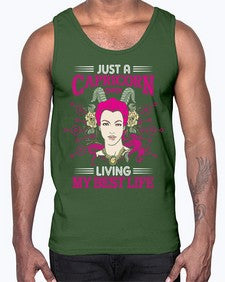 Capricorn chick 193#- capricorn- Cotton Tank