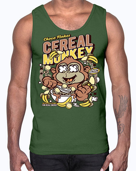 Cereal Monkey- monkey- Cotton Tank