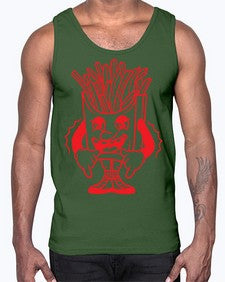 Charming friends 74#- cartoon food- Cotton Tank
