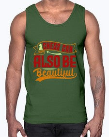 Chess can also be beautiful 65#- chess- Cotton Tank