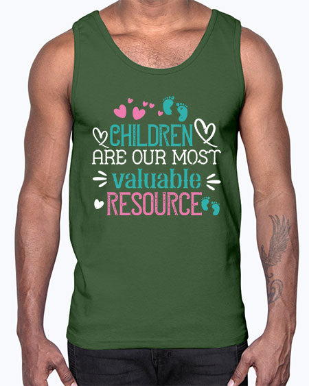 Children are our most valuable resource Style 55#- kids- Cotton Tank