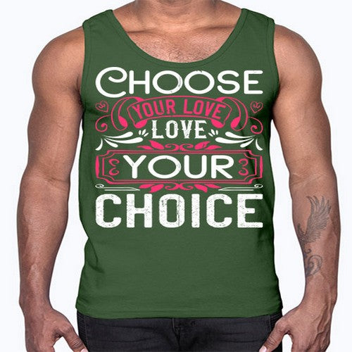 Choose your love Love your choice Style 4#- dogs- Cotton Tank