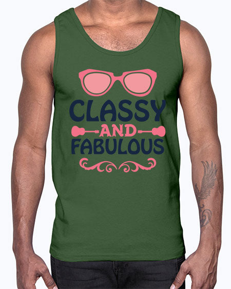 Classy and Fabulous 20#-  fashion- Cotton Tank