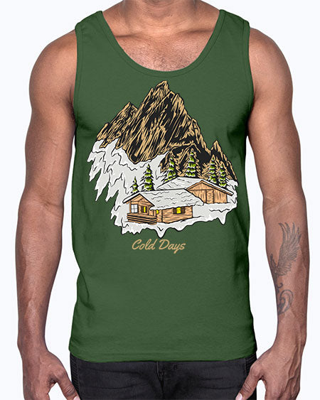 Cold Days 26#- nature- Cotton Tank
