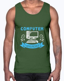 Computer whisperer 53#- computer- Cotton Tank