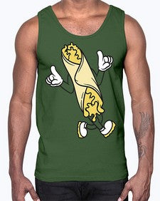 Cool kebab 76#- cartoon food- Cotton Tank
