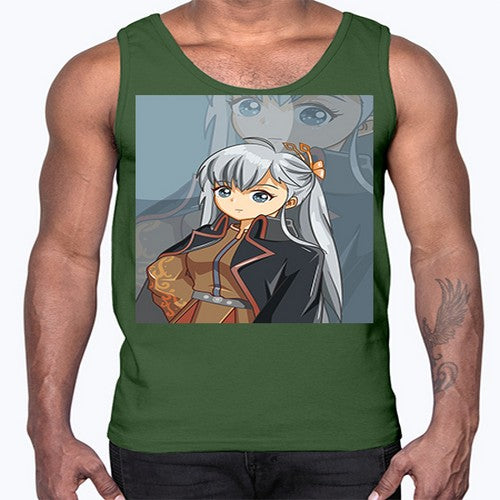 Cute princess game 65#- anime- Cotton Tank